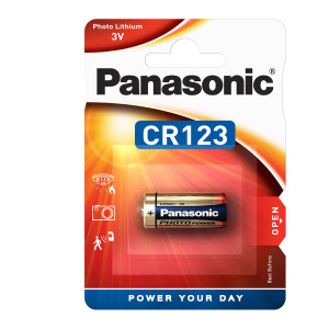 BLISTER MICROPILA PHOTO LITIO CR123 PANASONIC COD. C300123