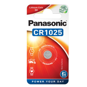 BLISTER MICROPILA LITIO CR1025 PANASONIC COD. C301025