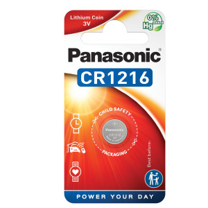 BLISTER MICROPILA LITIO CR1216 PANASONIC COD. C301216