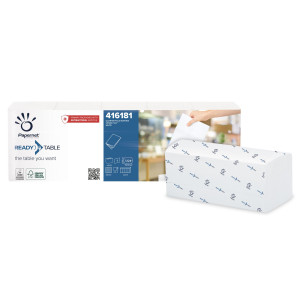 224 TOVAGLIOLI INTERFOGLIATI 1/4 FOLD BIANCO 33X22CM PAPERNET COD. 416181 CONFEZIONE DA 5