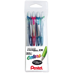 ASTUCCIO 4 COLORI ROLLER SCATTO ENERGEL XM CLICK PENTEL COD. 0022144