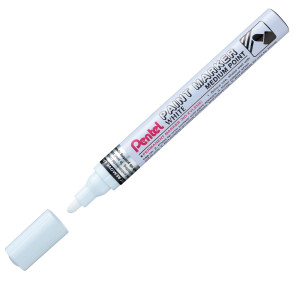 MARCATORE PAINT MMP10 PUNTA MEDIA VERNICE BIANCO PENTEL COD. MMP10-W