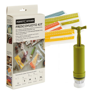 FRESCOVUOTO STARPACK: PUMP + 8 BUSTE SOTTOVUOTO ASS. PERFETTO COD. 29000