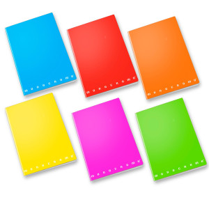 MAXIQUADERNO A4 80GR 40+2FG 4MM FLUO MONOCROMO PIGNA COD. 02267924M CONFEZIONE DA 10