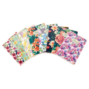 MAXIQUADERNO A4 40FG+2 80GR 5MM NATURE FLOWERS PIGNA COD. 02298855M CONFEZIONE DA 10