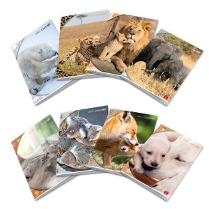 MAXIQUADERNO A4 80GR 40+2FG RIGO DI 3A CUCCIOLI PIGNA COD. 02333750B CONFEZIONE DA 10
