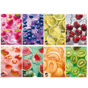 MAXIQUADERNO A4 80GR 40+2FG 5MM FRUIT PIGNA COD. 02333735M CONFEZIONE DA 10
