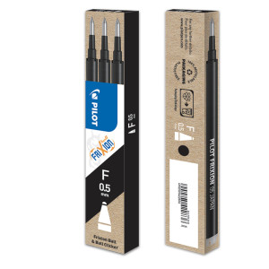 SET 3 REFILL SFERA FRIXIONBALL CLICKER 0.5MM NERO PILOT COD. 006570