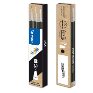 SET 3 REFILL SFERA FRIXIONBALL CLICKER 1.0MM NERO PILOT COD. 006675