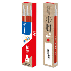 SET 3 REFILL SFERA FRIXIONBALL CLICKER 1.0MM ROSSO PILOT COD. 006677