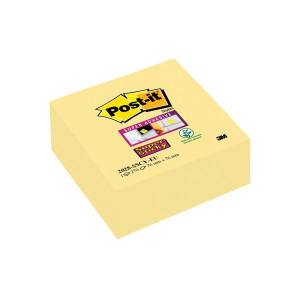 CUBO 270 FOGLIETTI POST-ITÂ® SUPER STICKY GIALLO CANARY 76X76MM 2028-SSCY-EU COD. 7100263311