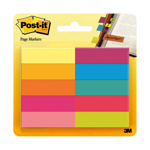 SEGNAPAGINA POST-ITÂ® 670-10AB-EU 500FG IN 10COLORI INDEX 12,7X44MM IN CARTA COD. 7100234524