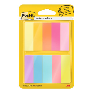 SEGNAPAGINA POST-ITÂ® 670-10AB-EU 500FG IN 10COLORI INDEX 12,7X44MM IN CARTA COD. 7100234524