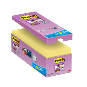 VALUE PACK 14+2 BLOCCO 90FG POST-ITÂ® SUPER STICKY GIALLO CANARY 76X76MM COD. 7100235021