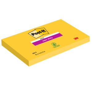 BLOCCO 90FOGLIETTI POST-ITÂ® SUPER STICKY 655-S 76X127MM GIALLO ORO COD. 7100290188 CONFEZIONE DA 12