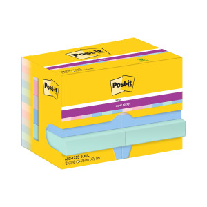 CF. 12PZ BLOCCO 90FG. POST-ITÂ® SUPER STICKY 47,6X47,6MM 622-12SS-SOUL SOULFUL COD. 7100290159
