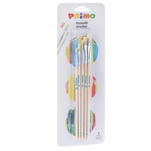 BLISTER 5 PENNELLI PIATTI ASSORTITI PRIMO COD. 1241BPQ