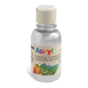 COLORE ACRILICO FINE ACRYL 125ML ARGENTO PRIMO COD. 402TA125910