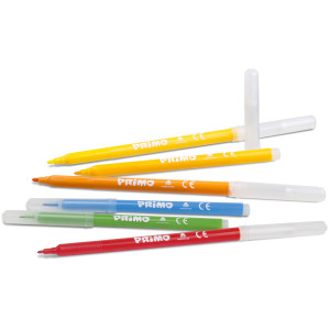 SECCHIELLO 96 PENNARELLI PUNTA FINE LAVABILI PRIMO COD. 614PEN96B