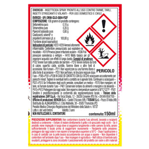 INSETTICIDA SPRAY OVERCID BOMBOLETTA AUTOSVUOTANTE 150ML PROTEMAX COD. PROTE301