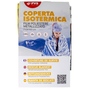 COPERTA ISOTERMICA ORO/ARGENTO COD. COP216