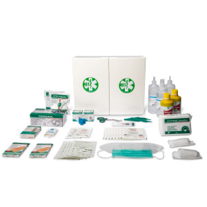 ARMADIETTO P. SOCCORSO IN PLASTICA BIANCO 102P OLTRE 3 PERSONE COD. CPS521
