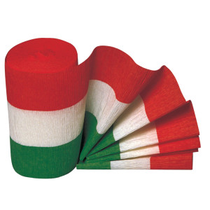 3 ROTOLI CARTA CRESPA TRICOLORE 10MT X 10CM REX SADOCH COD. KT1X1