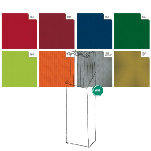 ROTOLO CARTA REGALO ECOCOLOR 3X1MT COLORI ASSORTITI SADOCH COD. R3M01 CONFEZIONE DA 30