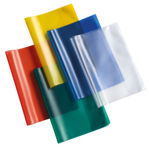 COPRIMAXI GLASS PP GOFFRATO ROSSO A4 C/ALETTE RI.PLAST COD. 26714902 CONFEZIONE DA 20