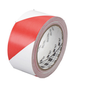 NASTRO ADESIVO 50MMX33MT BIANCO/ROSSO SCOTCHÂ® 767 COD. 7100015266