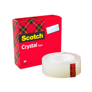 NASTRO ADESIVO SCOTCHÂ® CRYSTAL CLEAR 600 33MTX19MM COD. 7100027387