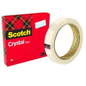 NASTRO ADESIVO SCOTCHÂ® CRYSTAL CLEAR 600 66MTX19MM COD. 7100027400