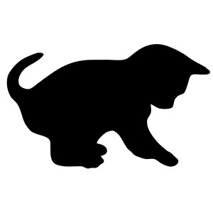 LAVAGNA DA PARETE 'GATTO' SILHOUETTE SECURIT COD. FB-CAT