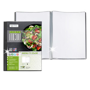 PORTA MENU TI 2 BUSTE - PERSONALIZZABILE 22X30CM SEI ROTA COD. 56700210