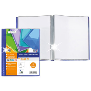 PORTALISTINI PERSONALIZZABILE ASSO TI 15X21CM 40 BUSTE BLU SEI ROTA COD. 57264007