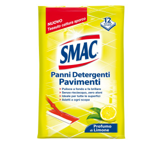 PACK 12 PANNI SMAC SYSTEM PAVIMENTI E MULTIUSO COD. M74815