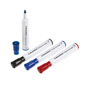 MARCATORE PER LAVAGNE PUNTA TONDA 2MM BLU STARLINE COD. STL1650. CONFEZIONE DA 12