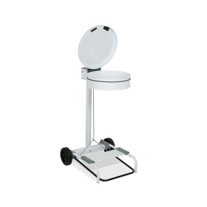 CARRELLO PORTA SACCO IMMONDIZIA IN METALLO ART.406 STILCASA COD. F570011
