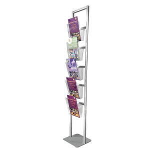 PORTADEPLIANT DA TERRA CON 6 TASCHE A4 H180CM - TORRETTA COD. 1003273