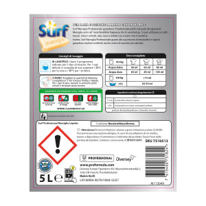 DETERSIVO LAVATRICE LIQUIDO 5LT SURF MARSIGLIA COD. 7510513