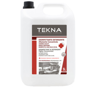 DISINFETTANTE DETERGENTE PER SUPERFICI SUPER CONCENTRATO 5LT TEKNA COD. K008
