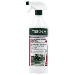 DISINFETTANTE MULTIUSO SENZA RISCIACQUO NON PROFUMATO 1LT TEKNA COD. K012