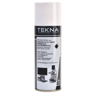 SCHIUMA SPRAY PER MONITOR- PC - TABLET - TV - 200ML TEKNA COD. K022