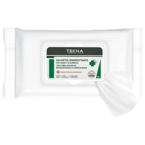 FLOW PACK 50 SALVIETTE DISINFETTANTI PER SUPERFICI TEKNA COD. K026
