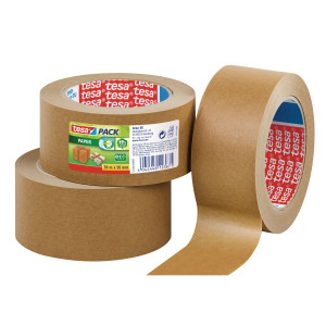 NASTRO ADESIVO 50MTX50MM IN CARTA DA IMBALLO ECOLOGO TESA COD. 57180-00000-05 CONFEZIONE DA 6
