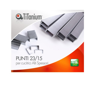SCATOLA 1000 PUNTI 23/15 TITANIUM COD. D1434 CONFEZIONE DA 10