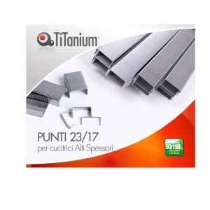 SCATOLA 1000 PUNTI 23/17 TITANIUM COD. D1435 CONFEZIONE DA 10