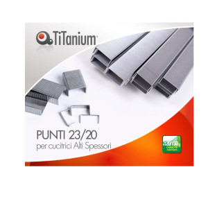 SCATOLA 1000 PUNTI 23/20 TITANIUM COD. D1436 CONFEZIONE DA 10