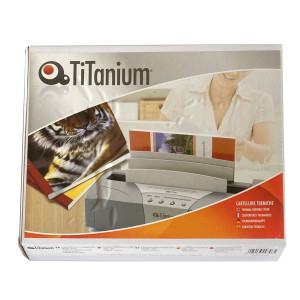 50 CARTELLINE TERMICHE 3MM BIANCO GRAIN TITANIUM COD. CART.TERM 3W