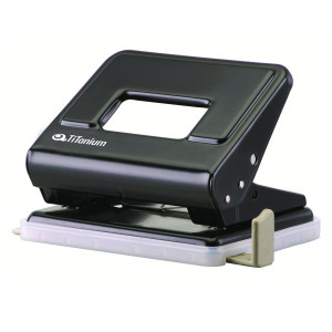 PERFORATORE 2 FORI IN METALLO NERO TITANIUM COD. TI2051N